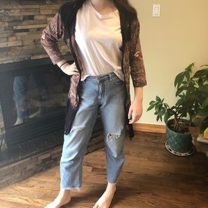 Zip-up chocolate jacket